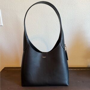Coach Brooklyn 28 Leather Shoulder Bag - Black